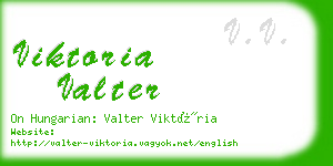 viktoria valter business card